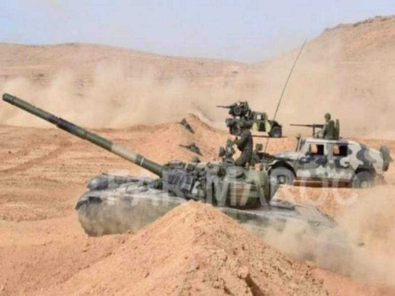 #MAROC_SAHARA_POLISARIO_ARMEMENT: L’armée marocaine détruit un véhicule du Polisario transportant des armes