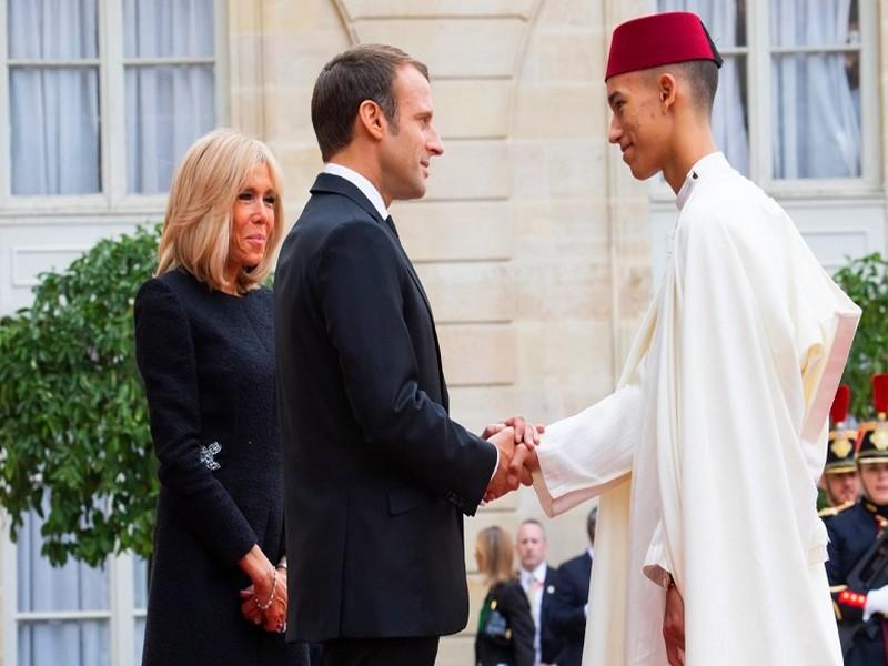 S.A.R. le Prince Héritier Moulay El Hassan prend part au déjeuner offert en l'honneur des chefs d’Etat et de Gouvernement présents aux obsèques de M. Chirac