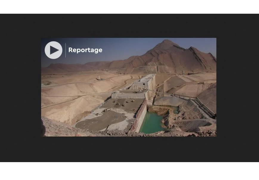 Vidéo. Guelmim: les travaux du barrage Fask, le plus grand des Provinces du Sud, réalisés à plus de 53%