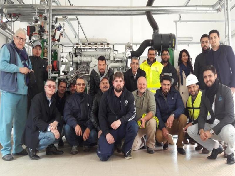 Production d'électricité C'est parti pour deux moteurs à biogaz de l'OCP !