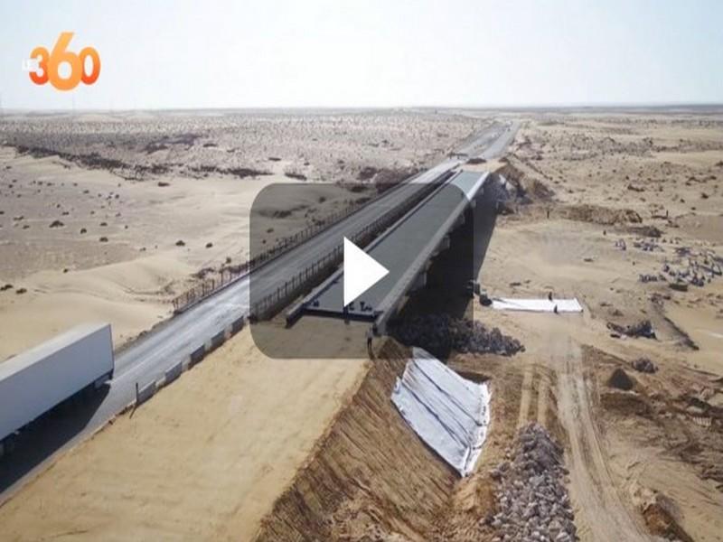 #MAROC_VOIE_EXPRESS_TIZNIT_DAKHLA_PONT: Vidéo. Voie express Tiznit-Dakhla: lancement des travaux du