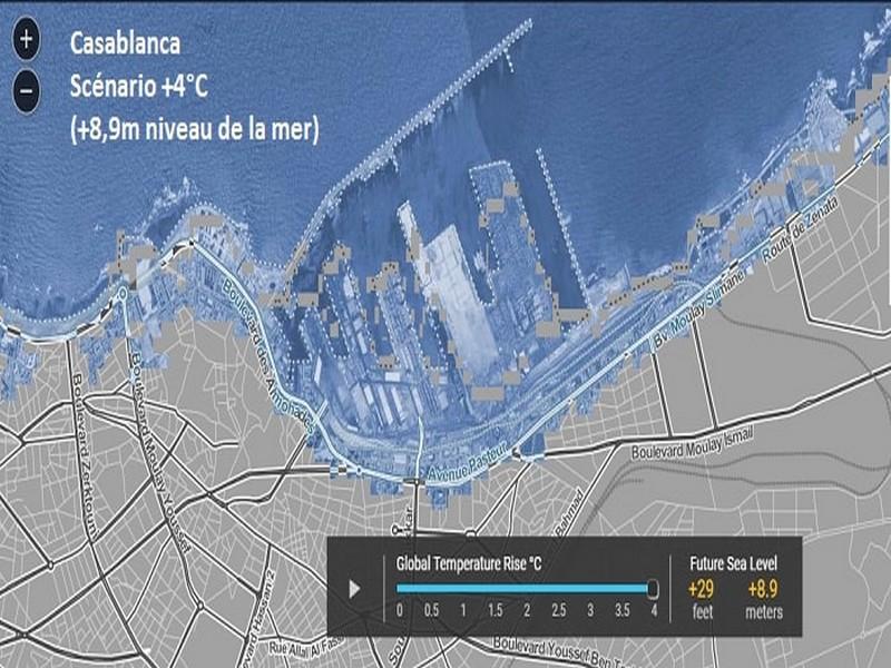 Réchauffement climatiques : les villes marocaines qui risquent de disparaître en 2100