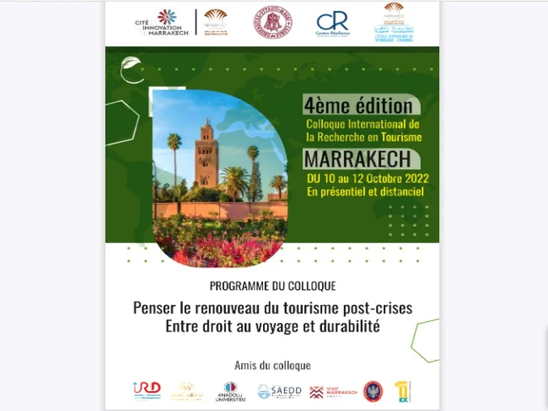 Territoire Soutenable du Géoparc Jbel Bani participe à la  4éme édition Colloque International de la Recherche en Tourisme