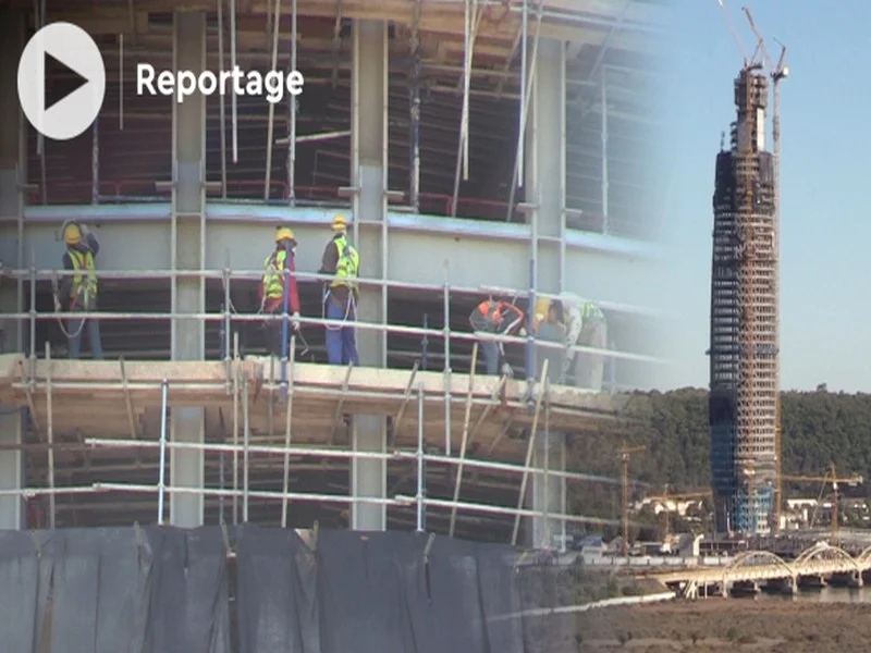Vidéo. Rabat: le chantier de la tour Mohammed VI avance à grands pas, la construction a atteint le 46e étage