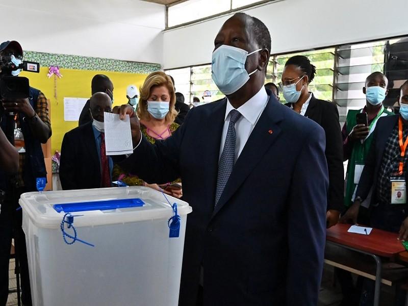 #Côte_d_Ivoire AMDGJB#: Alassane Ouattara réélu pour un 3e mandat