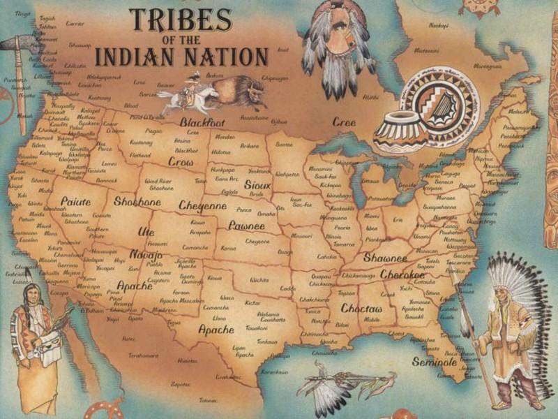 Cette carte des tribus indiennes est absente des livres d'histoire