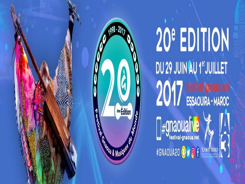 Programme du Festival Gnaoua & Musiques du Monde d'Essaouira