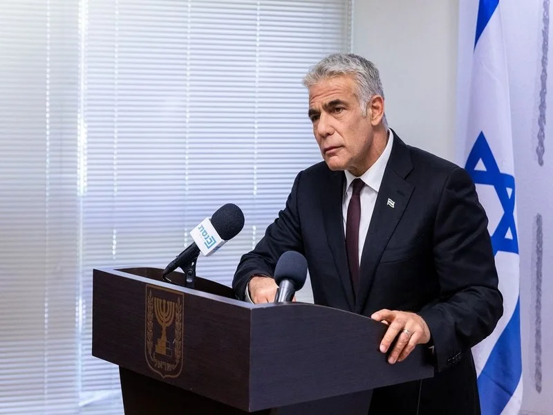 Israel yairlapid annonce au president un accord de gouvernement