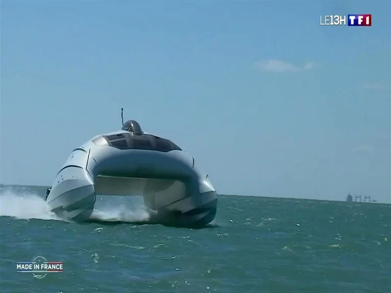 Ce bateau conçu en France défie les lois de la physique