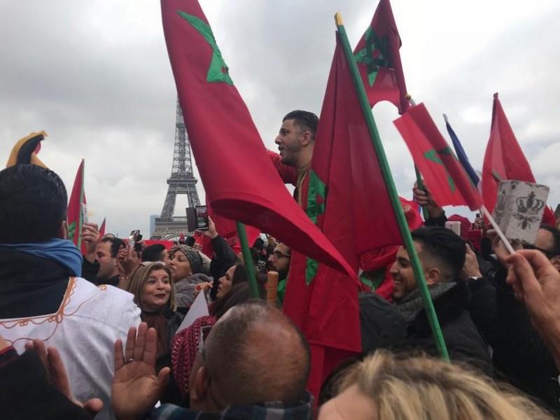 Outrage au drapeau: Les Marocains d’Europe manifestent à Paris