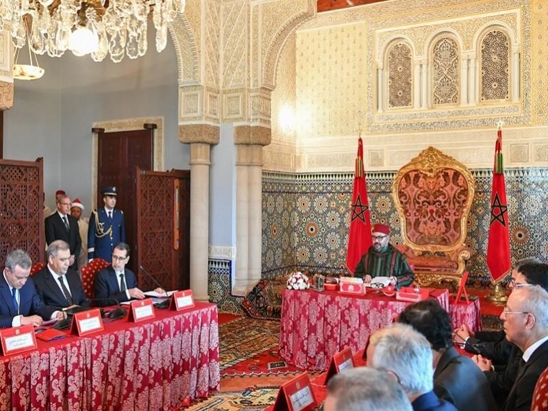 Les décisions du conseil des ministres présidé par le Roi Mohammed VI
