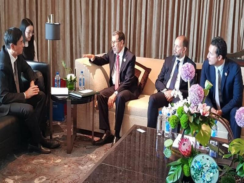 Pékin: Elotmani reçoit des investisseurs chinois