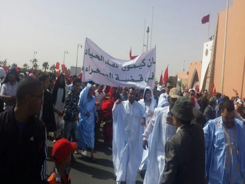 Sahara: plus de 180.000 personnes marchent à Laâyoune pour dénoncer les dérapages de Ban Ki-moon