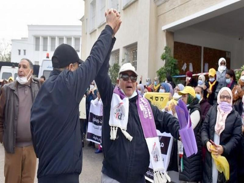 #MAROC_SANTE_PUBLIQUE_MANIFESTATIONS: Usés et en colère, les personnels de la santé publique mani