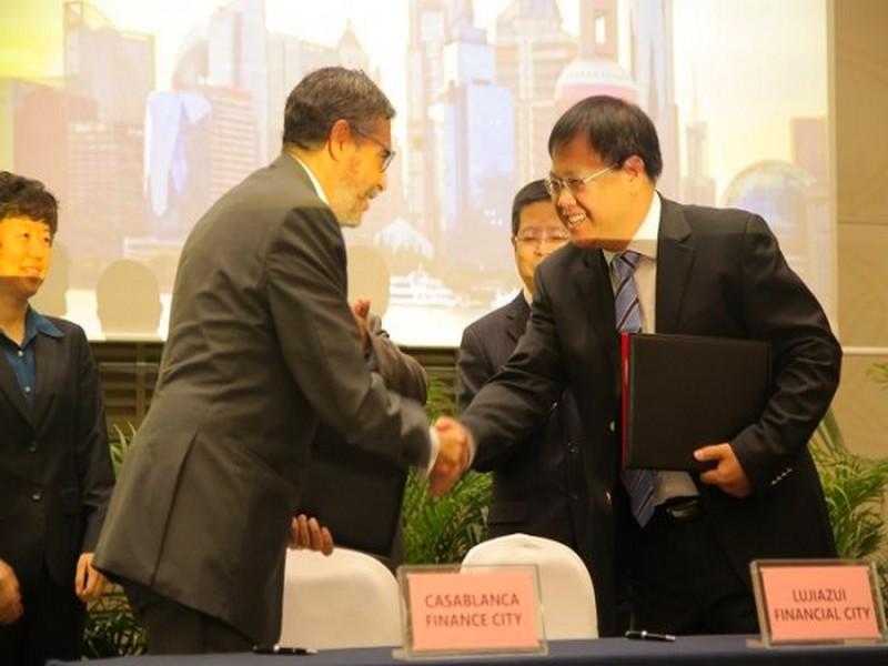 Casablanca Finance City signe un partenariat avec le centre financier de Shanghai