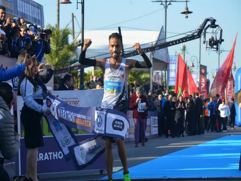 Marathon international de Marrakech MIM : Hicham Laqouahi remporte l'édition 2020 et pulvérise le 