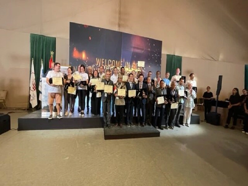 LES GEOPACS MONDIAUX DE L’UNESCO SOLI DAIRES AVEC LE PEUPLE MAROCAIN ET LES FAMILLES ENUDEUIILLEES PAR LE SEISME