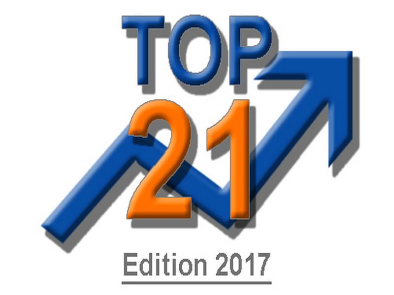 TOP21: les meilleurs influenceurs sur Construction21 de l'année 2017