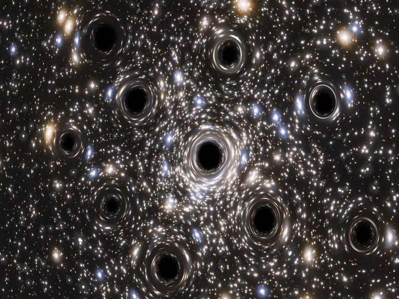 #ASTROPHYSIQUE_HUBBLE_20_TROUS_NOIRS: Découverte importante de 20 trous noirs regroupés en un même endroit !