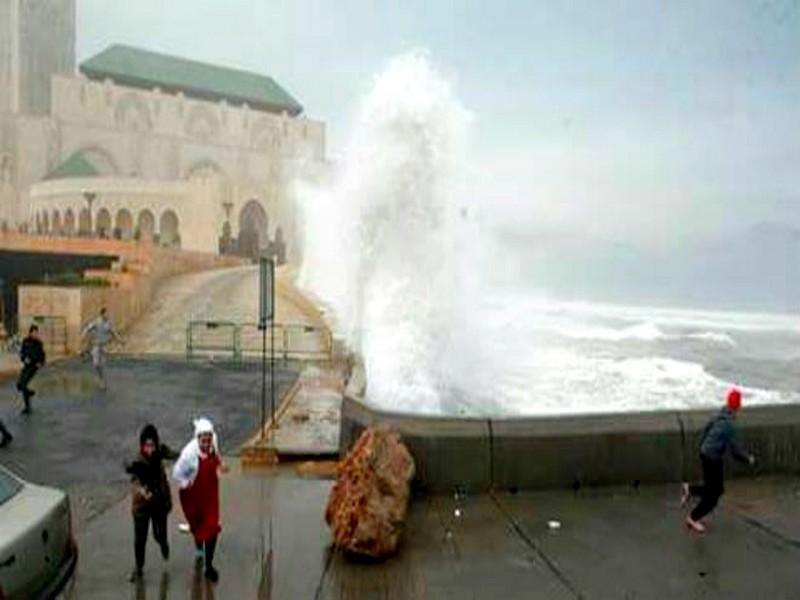 Alerte – Maroc: Vagues dangereuses de 4 à 6 mètres sur les côtes atlantiques à partir du lundi