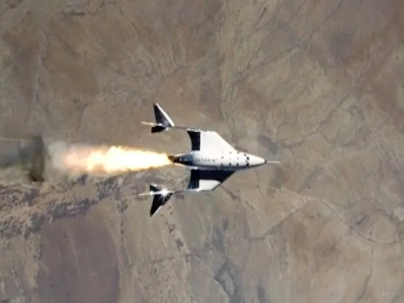 Virgin Galactic a réussi son test de vol habité en haute altitude