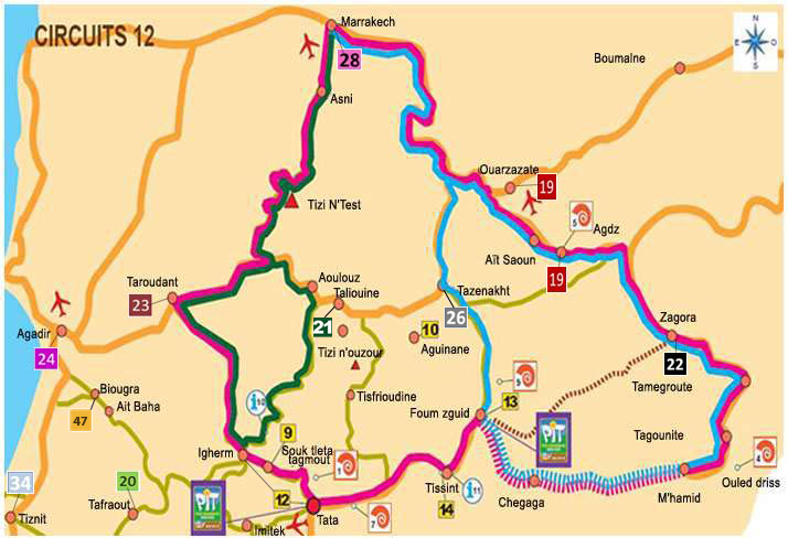 Circuits le Haut et l'Anti-Atlas