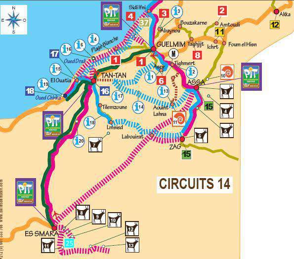 Circuits pistes du Sud Maroc