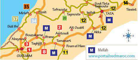 Circuits présence de la comunauté juive dans la région