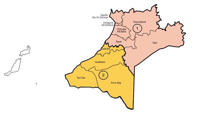 Carte de Souss Massa