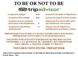 APPEL AUX INSATISFAITS DE TRIPADVISOR !