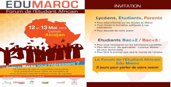 EDU MAROC Abidjan accueille le Forum de l’Etudiant