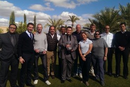 l\'ONMT présente aux opérateurs golfiques de Marrakech le trophée de meilleure destination golfique 2015