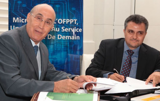 Convention entre l\'OFPPT et Microsoft pour le lancement d\'un portail d\'employabilité