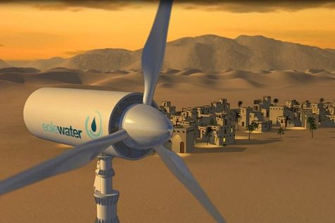 Inventée par un Français une éolienne récupère la vapeur d’eau