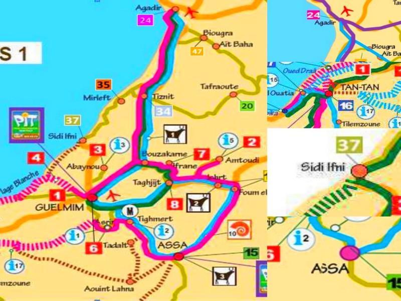 Liste de 69 Circuits touristiques et thématique au Grand Sud Maroc 