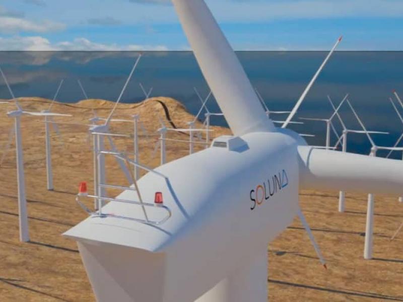 Soluna donne des nouvelles du project éolien-blockchain à Dakhla